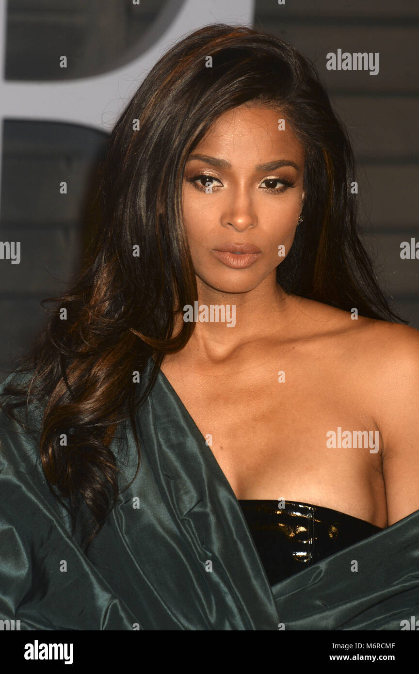 Ciara frequentando il 2018 Vanity Fair Oscar Party hosted by Radhika Jones a Wallis Annenberg Center for the Performing Arts il 4 marzo 2018 a Beverly Hills, la California. | Verwendung weltweit Foto Stock