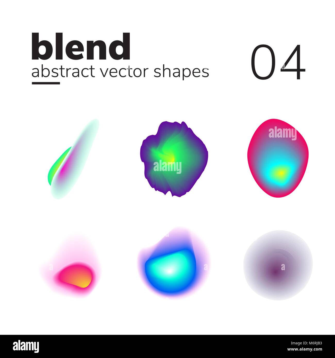 Abstract forma caotica forma per il tuo design Illustrazione Vettoriale