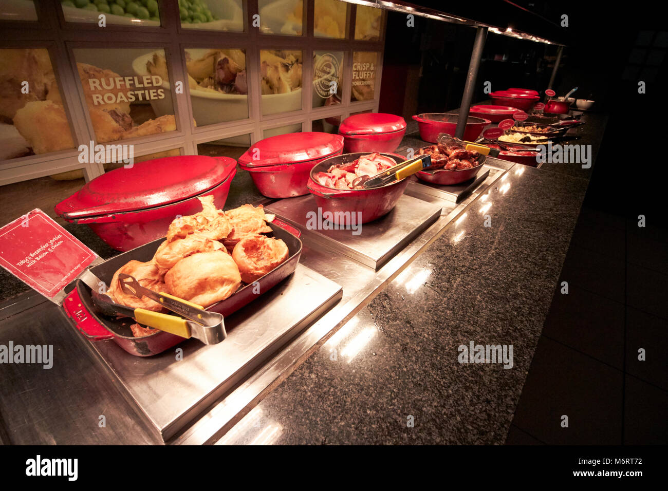 Toby Carvery buffet tutto quello che potete mangiare la prima colazione nel Regno Unito Foto Stock