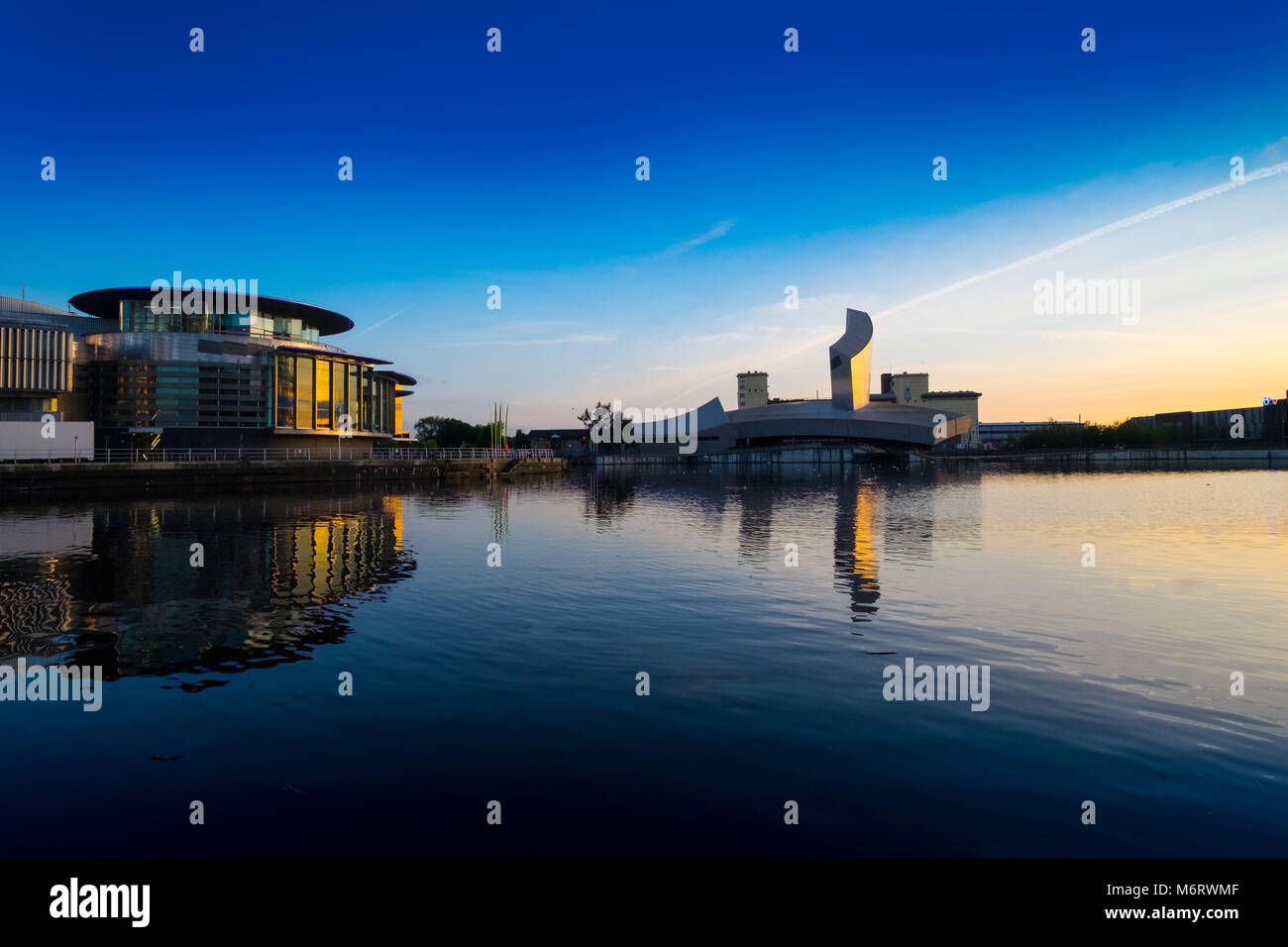 Lowry Arts Center e IWM Nord, Salford, Manchester Foto Stock