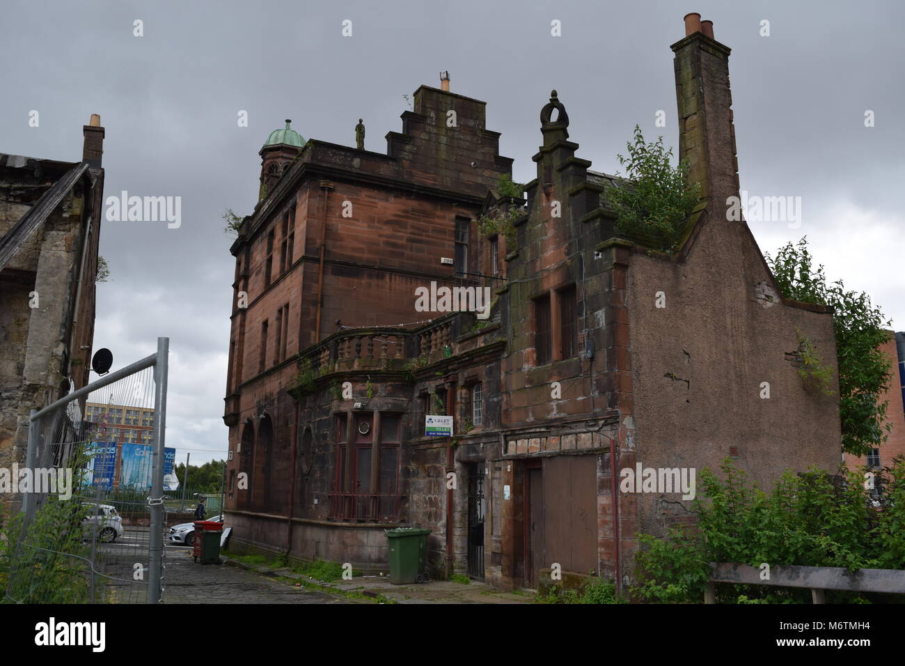 'MUrali" "Costruzioni" "Glasgow' 'Scotland' "arte". Foto Stock