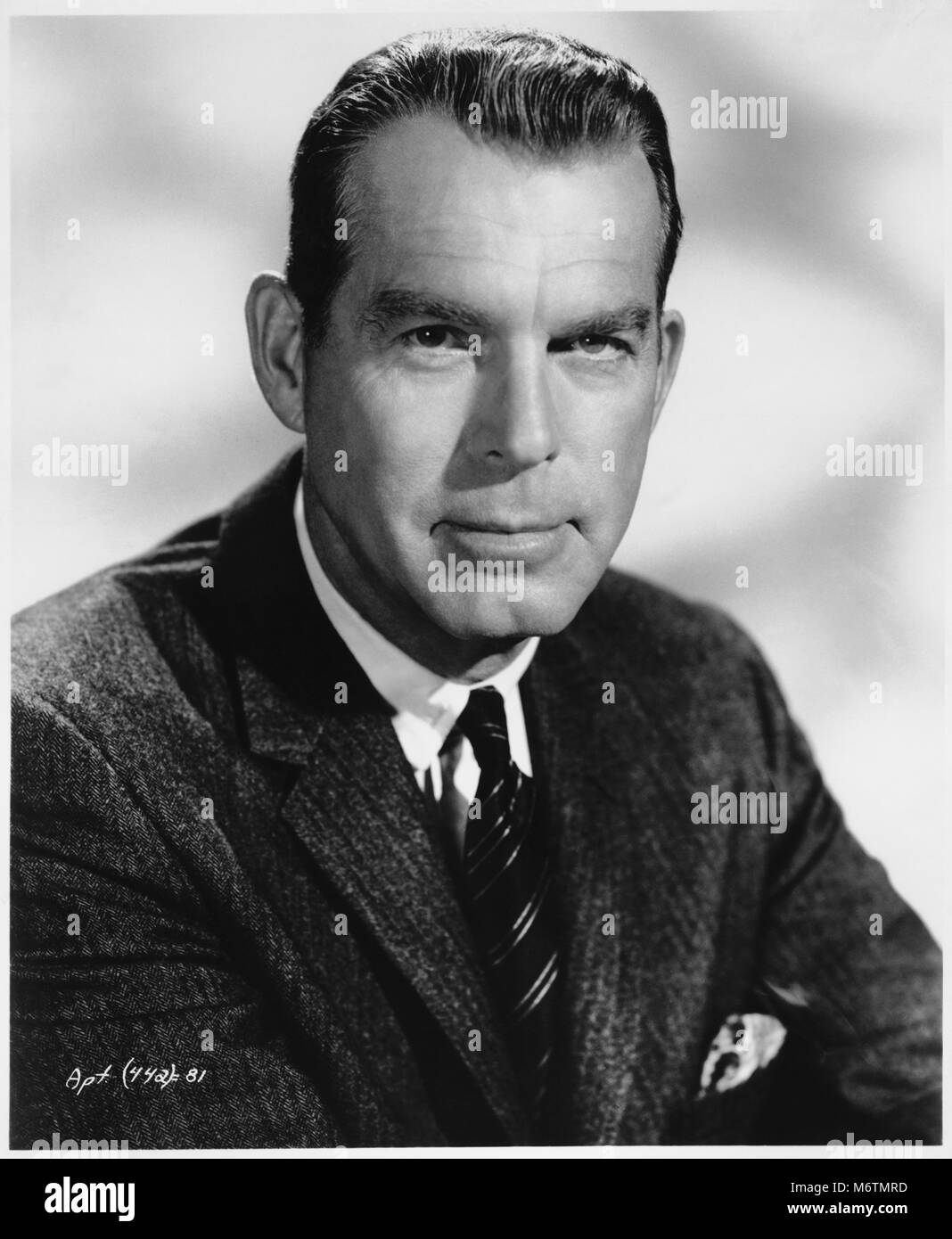 Fred MacMurray, testa e spalle Ritratto di pubblicità per i film, 'L'appartamento', gli artisti uniti, 1960 Foto Stock