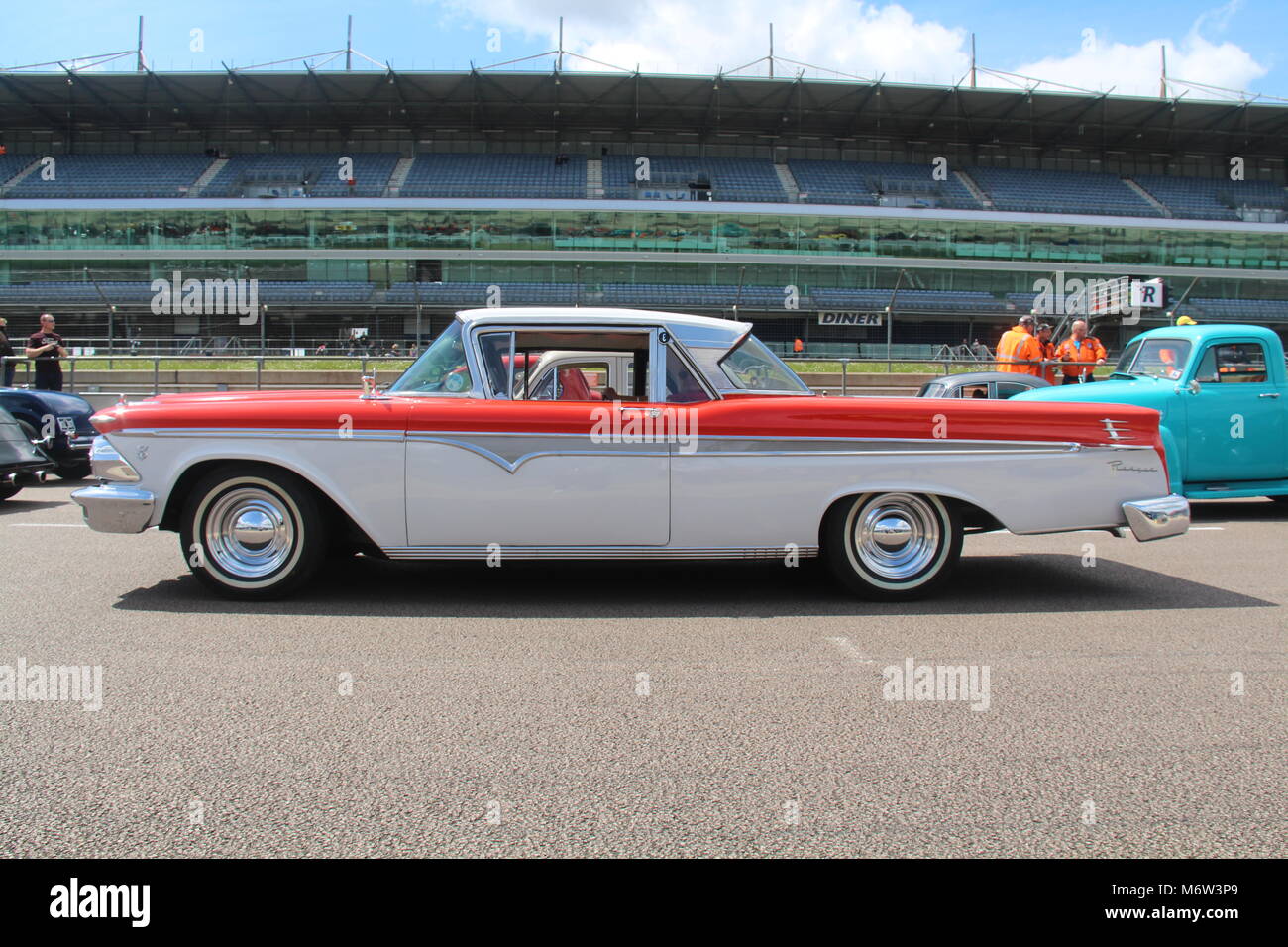 Hot Rods a Rockingham Foto Stock