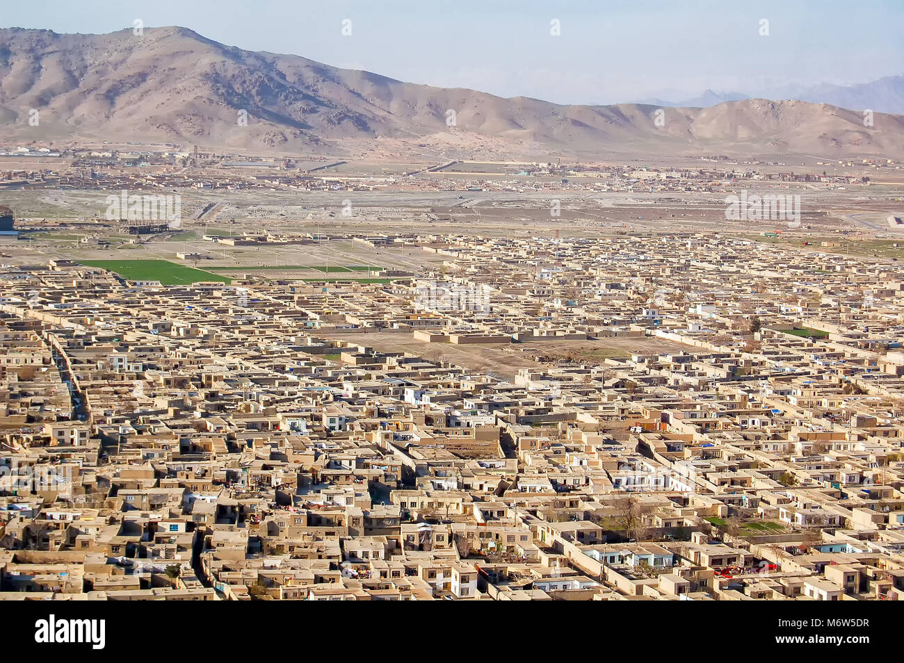 Foto aerea di Kabul Afghanistan del centro della città e dintorni Foto Stock