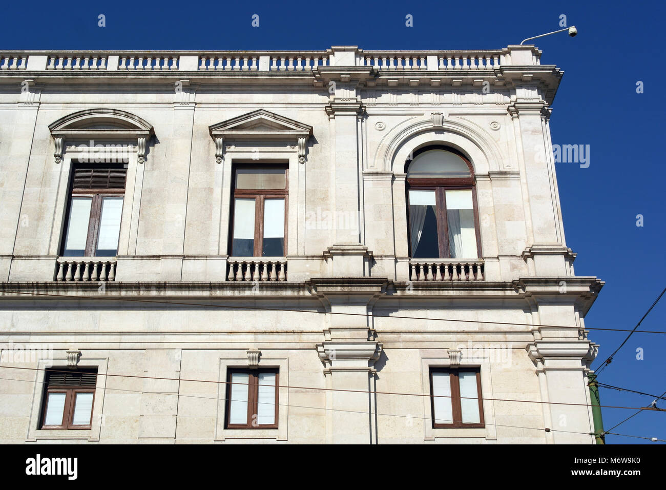 Dettaglio di alcuni edifici residenziali, Lisbona, Portogallo Foto Stock