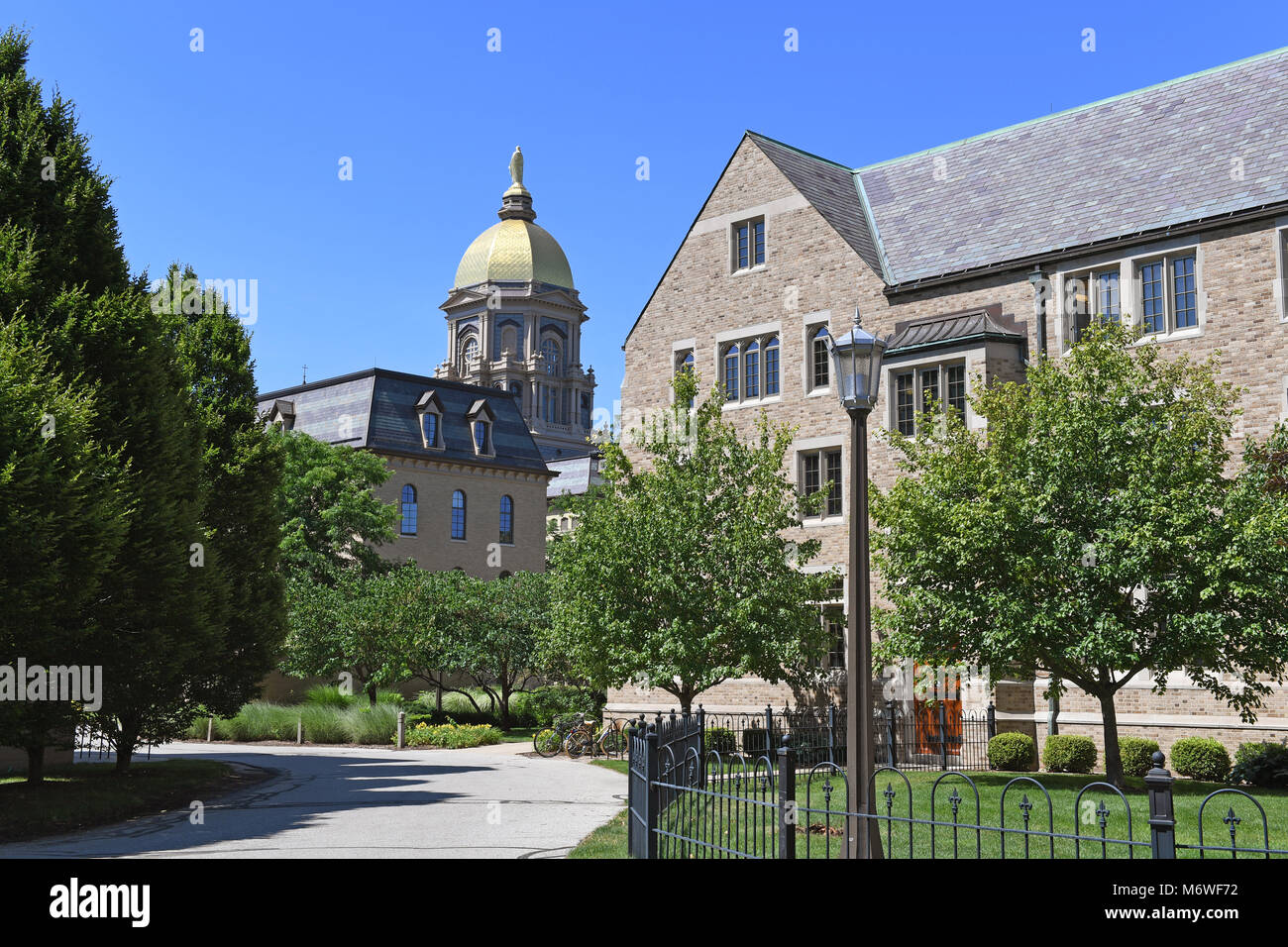 South Bend, IN, Stati Uniti d'America - 24 Giugno 2016: Università di Notre Dame campus in South Bend, Indiana. Foto Stock