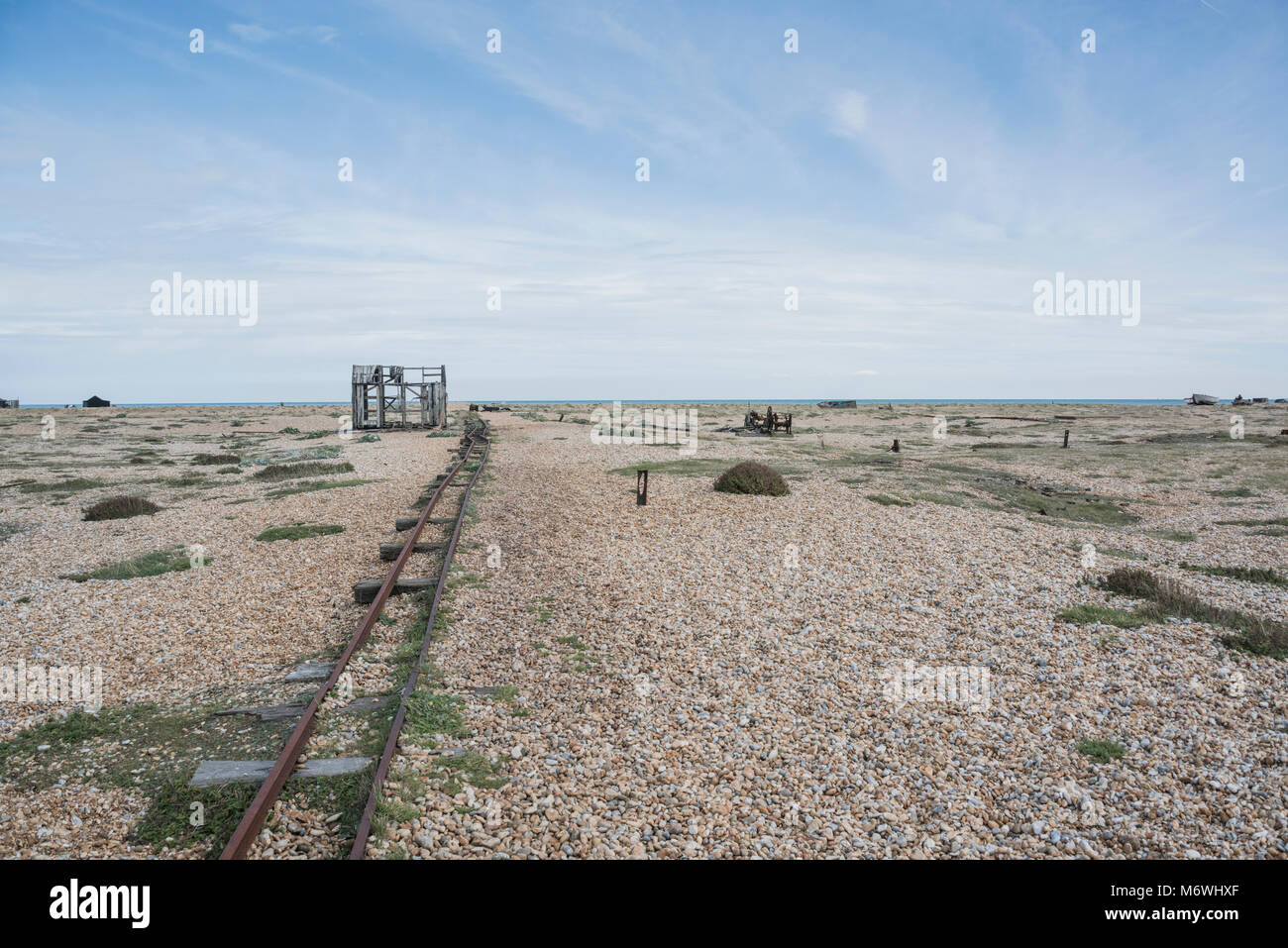 Dungeness, Kent sulla costa sud est dell'Inghilterra, Regno Unito PHILLIP ROBERTS Foto Stock