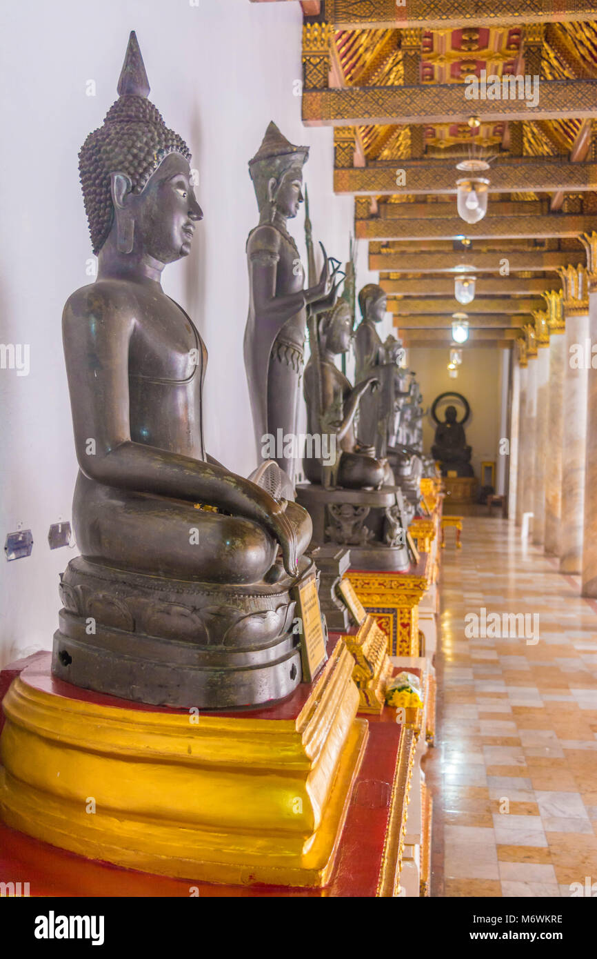 Il tempio in marmo in Bangkok - Tailandia Foto Stock