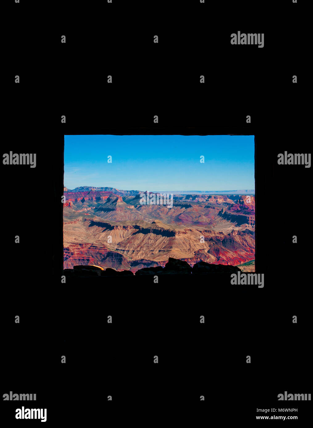 Finestra sul Grand Canyon Foto Stock