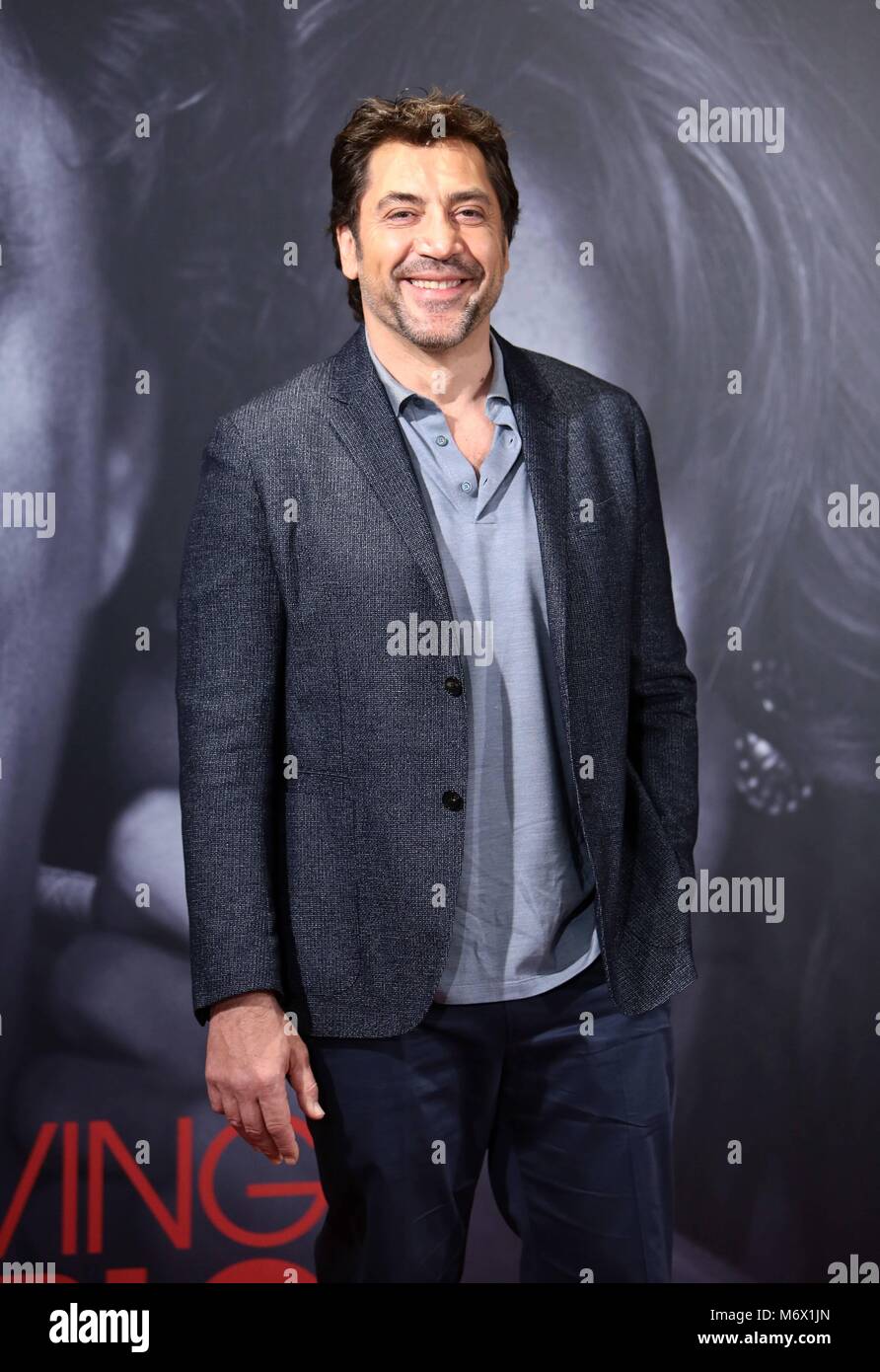 PRESENTACION MADRID PELICULA AMOREVOLE PABLO JAVIER BARDEM;JAVIER BARDEM.; 06/03/2018 Produttore Miguel Menendez de Zubillaga, direttore Fernando Leon de Aranoa con gli attori Javier Bardem , Penelope Cruz e Julieth Restrepo a photocall di " amare Pablo " film in Madrid martedì 6 marzo, 2018 CordonPress/EP888 Foto Stock