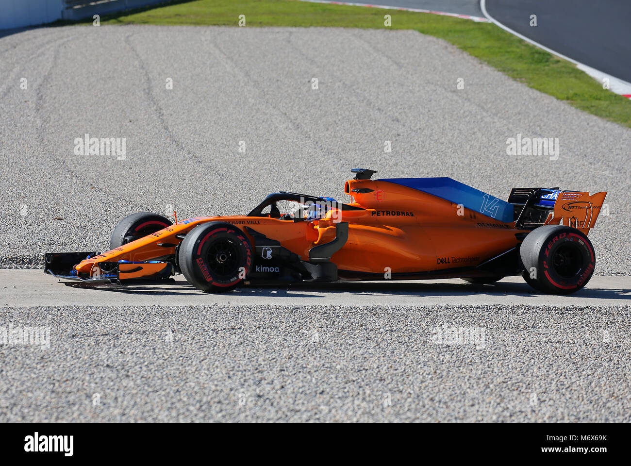 Barcellona, Spagna. 07Th Mar, 2018. incidente della McLaren di Fernando Alonso durante theFormula 1 prove presso il circuito Barcelona-Catalunya, il 07 marzo 2018, a Barcellona, Spagna. Credito: Gtres Información más Comuniación on line, S.L./Alamy Live News Foto Stock Barcellona, Spagna. 07Th Mar, 2018. incidente della McLaren di Fernando Alonso durante theFormula 1 prove presso il circuito Barcelona-Catalunya, il 07 marzo 2018, a Barcellona, Spagna. Credito: Gtres Información más Comuniación on line, S.L./Alamy Live News Foto Stock