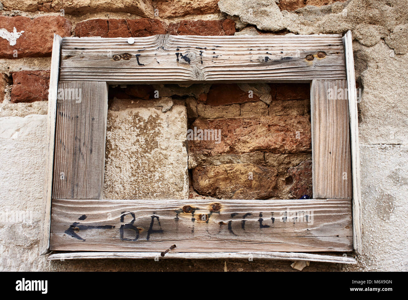 Vive ancora e piccoli dettagli da venezia italia Foto Stock