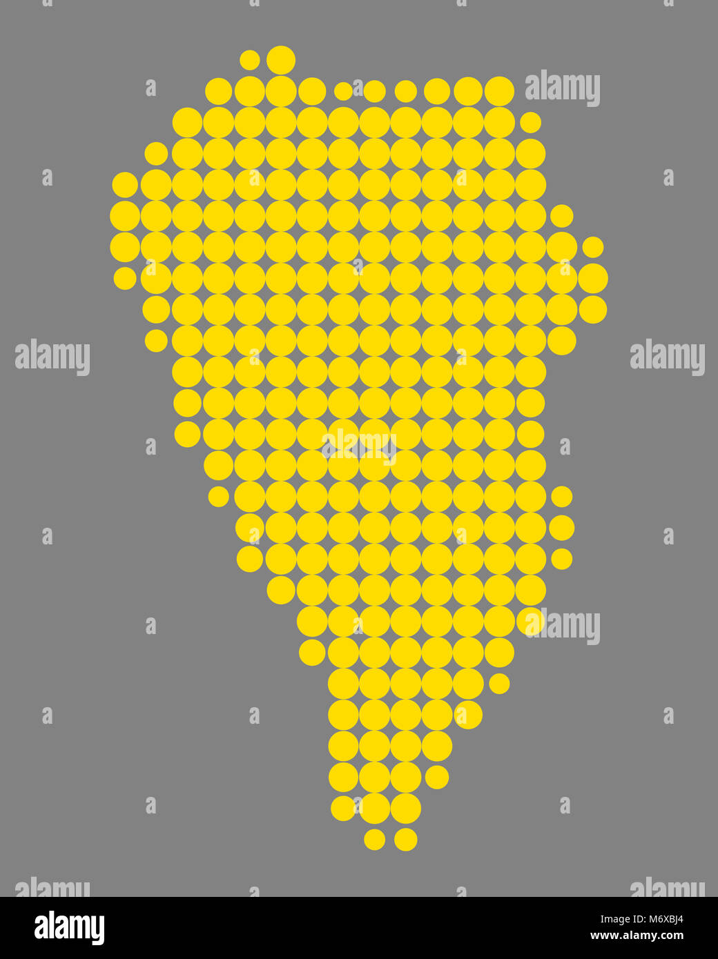 Mappa di Palma Foto Stock