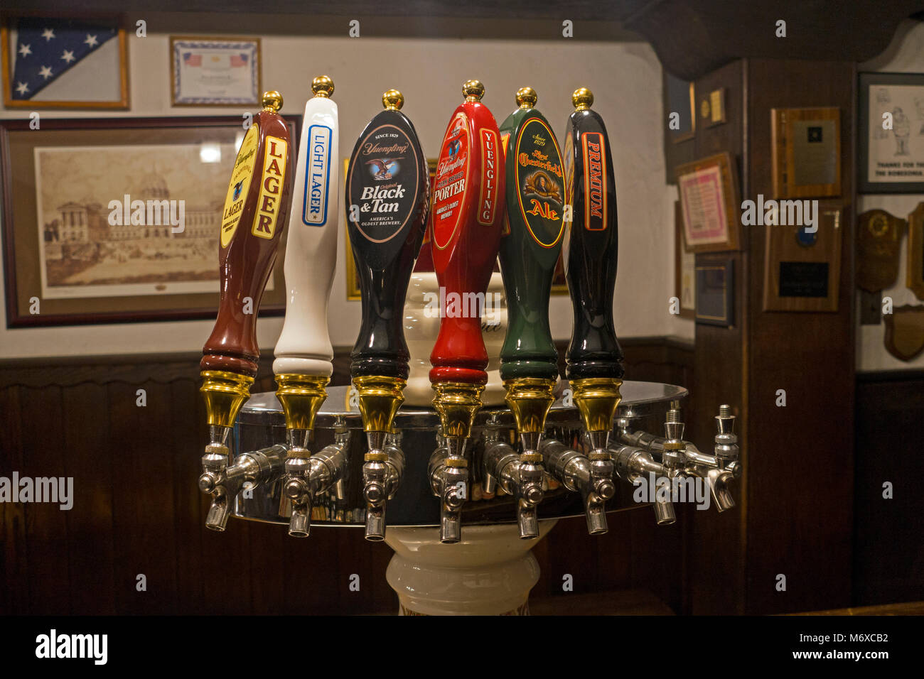 Yuengling brewery factory tour Pottsville, PA Foto Stock