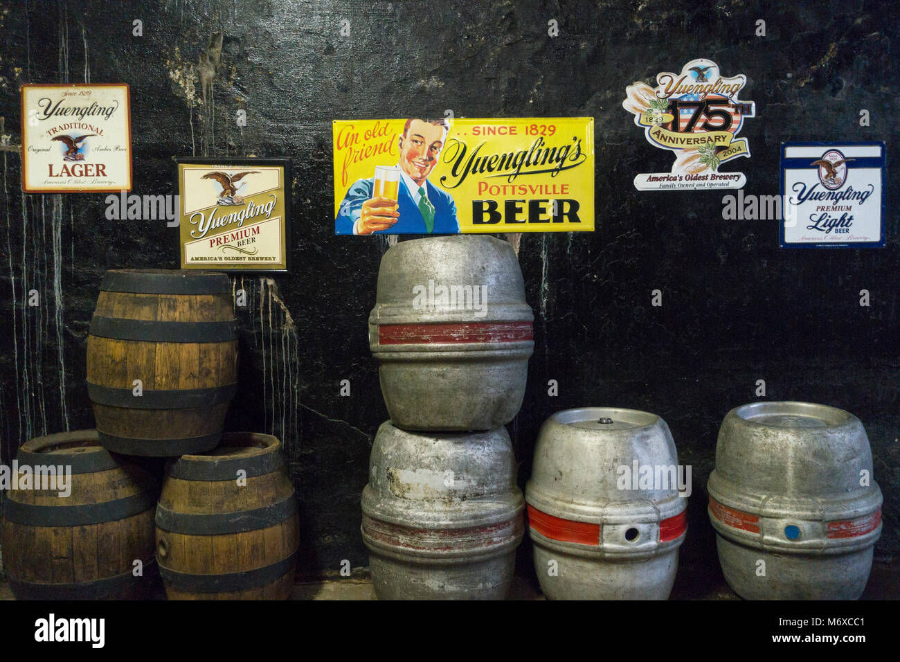 Yuengling brewery factory tour Pottsville, PA Foto Stock