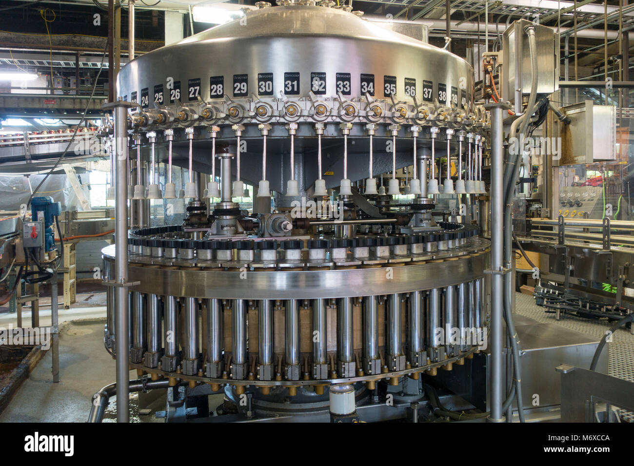 Yuengling brewery factory tour Pottsville, PA Foto Stock