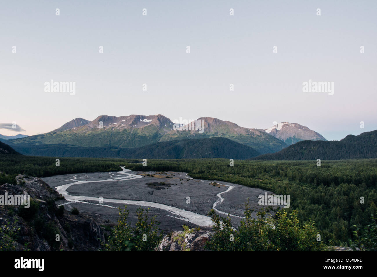 Il Parco nazionale di Kenai Fjords Foto Stock