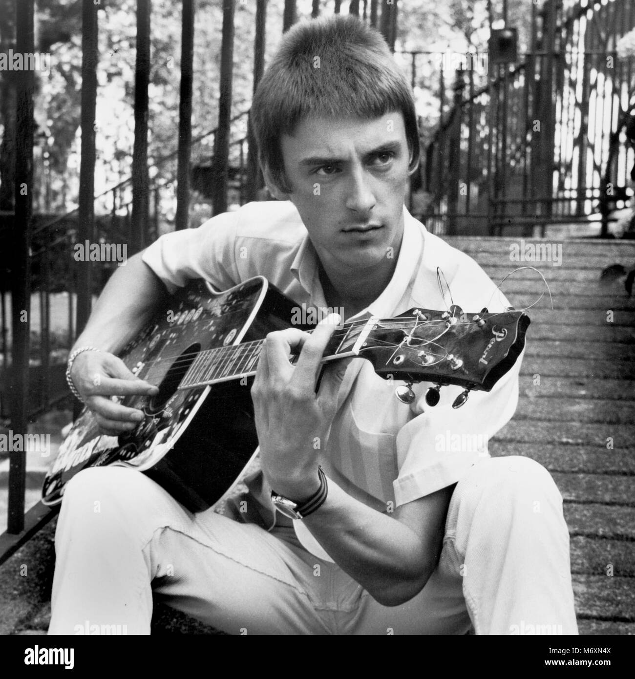 Paul Weller , la marmellata, Stile consiglio candide ritratti Foto Stock