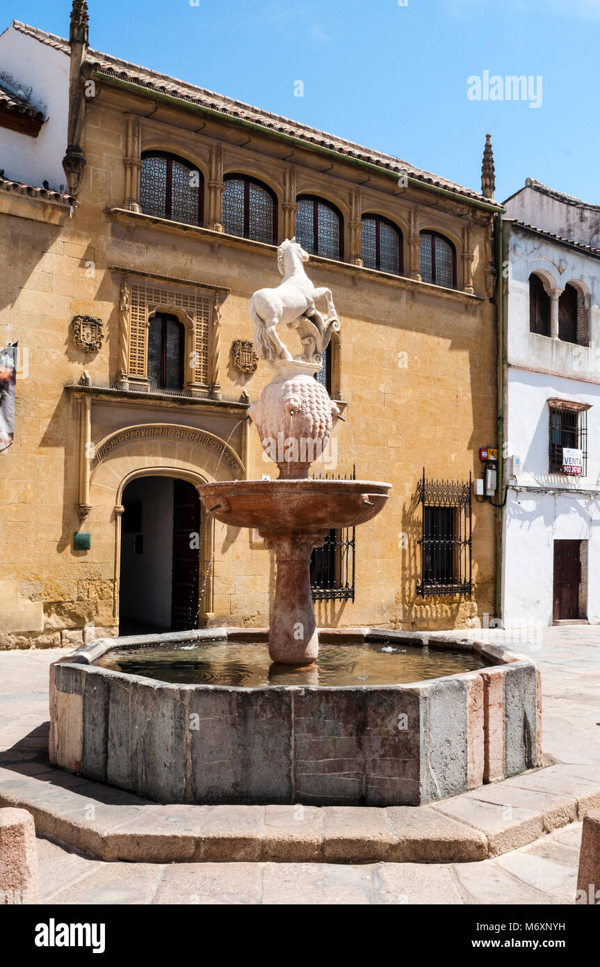 Piazza Potro, Plaza del Potro, Cordoba, Andalusia, Spagna Foto Stock