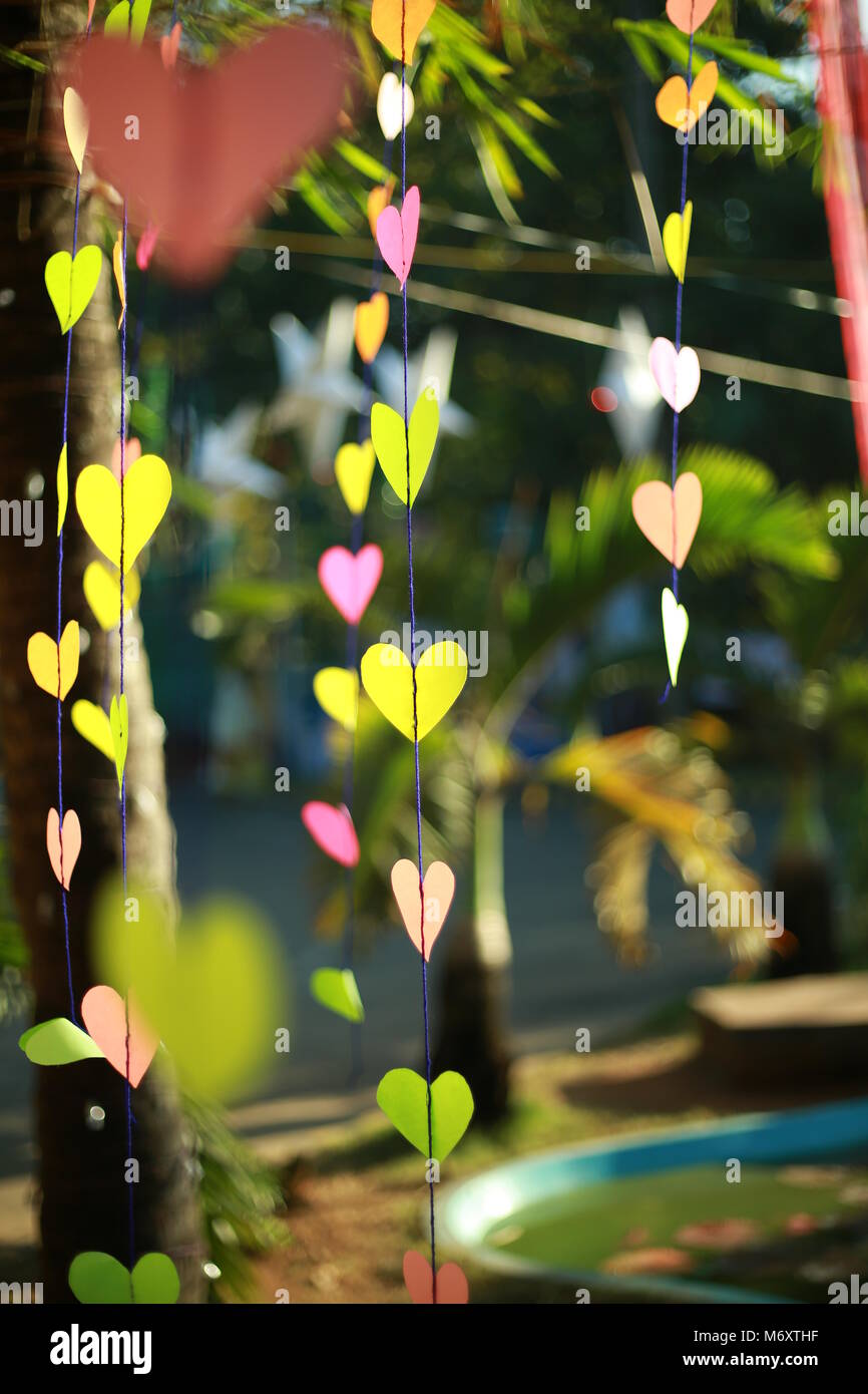 Opere d'arte da studenti, smilies Foto Stock