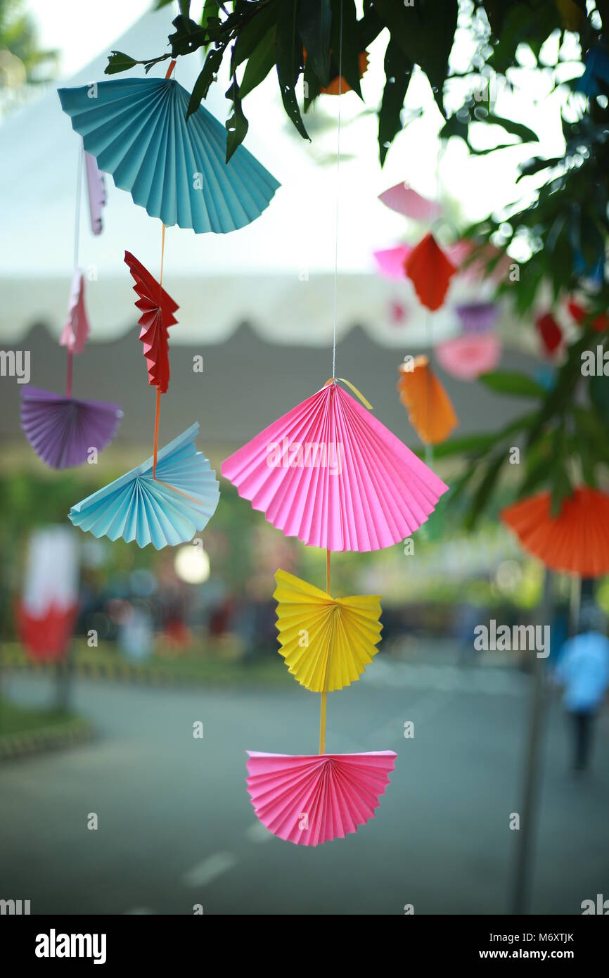 Opere d'arte da studenti, smilies Foto Stock