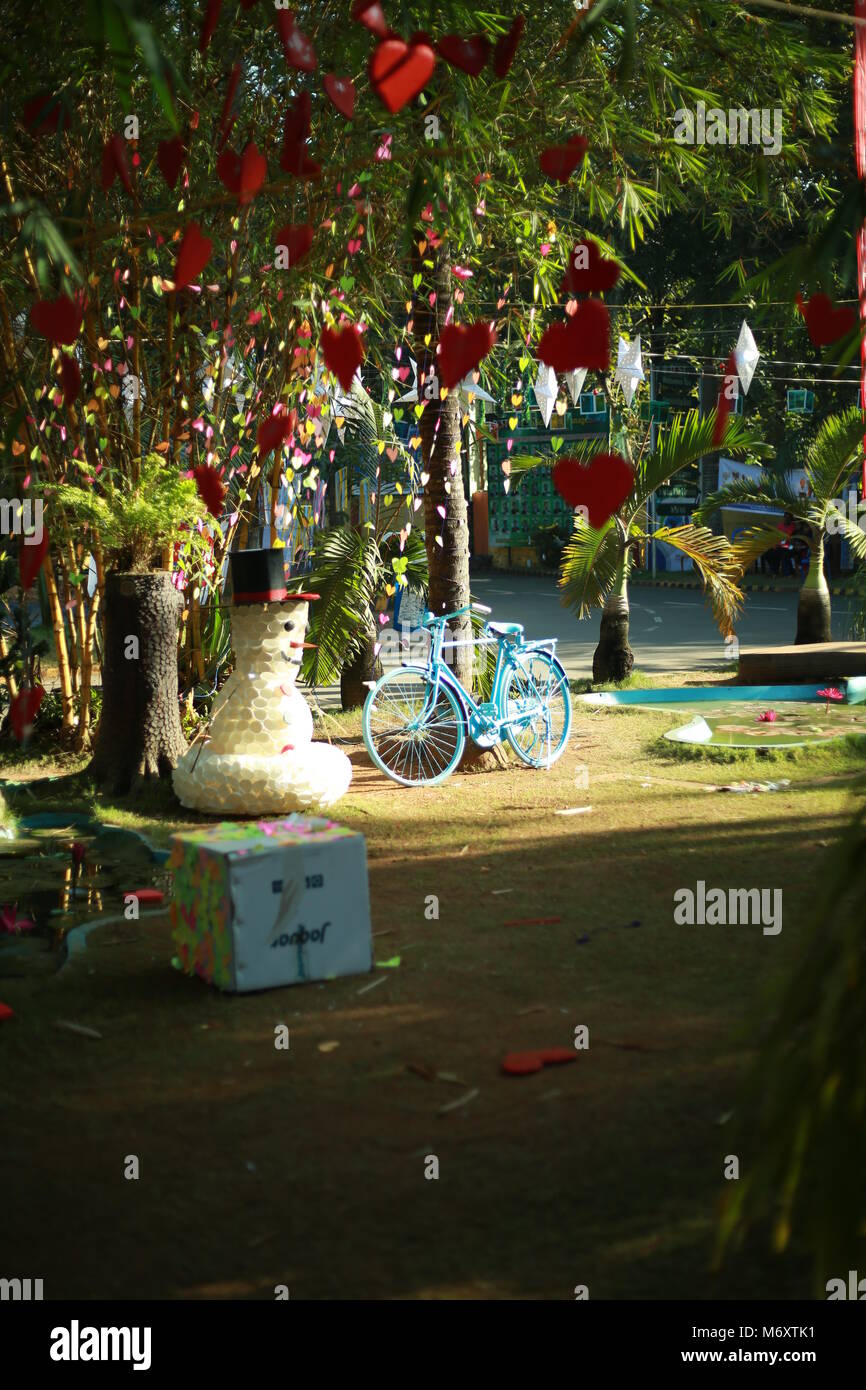 Opere d'arte da studenti, smilies Foto Stock
