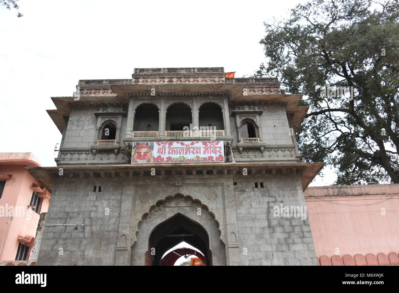 Kaal Bhairav tempio, Ujjain, Madhya Pradesh, India Foto Stock