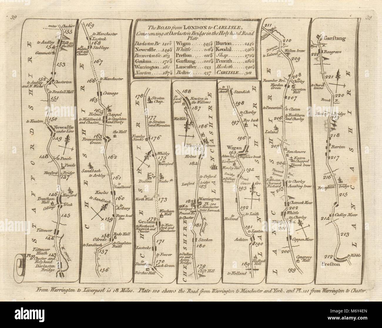 Mappa di ashton under lyne immagini e fotografie stock ad alta