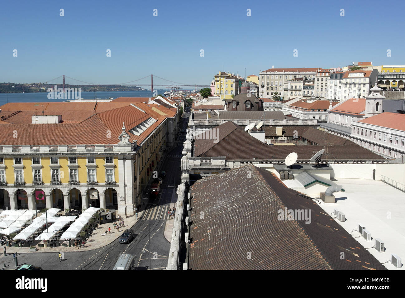 Baixa, Lisbona, Portogallo Foto Stock