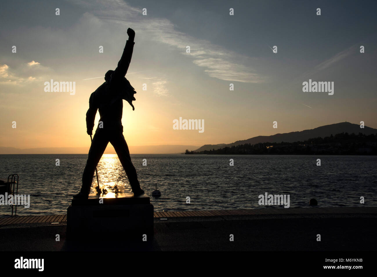 Un tramonto perfetto Foto Stock