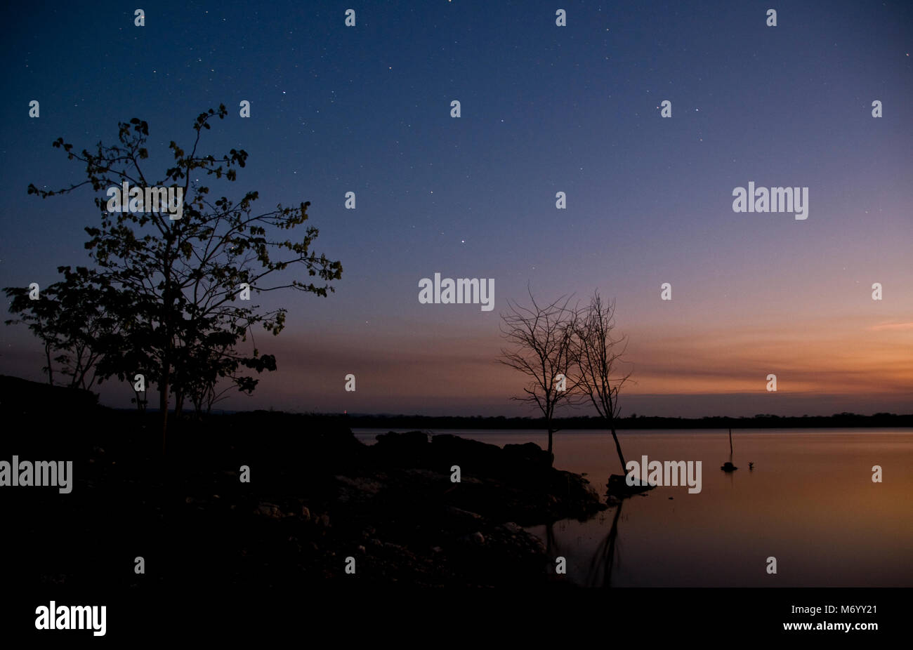 E Yaxhá Nakum, culturali e monumenti naturali, Guatemala, Petén Foto Stock
