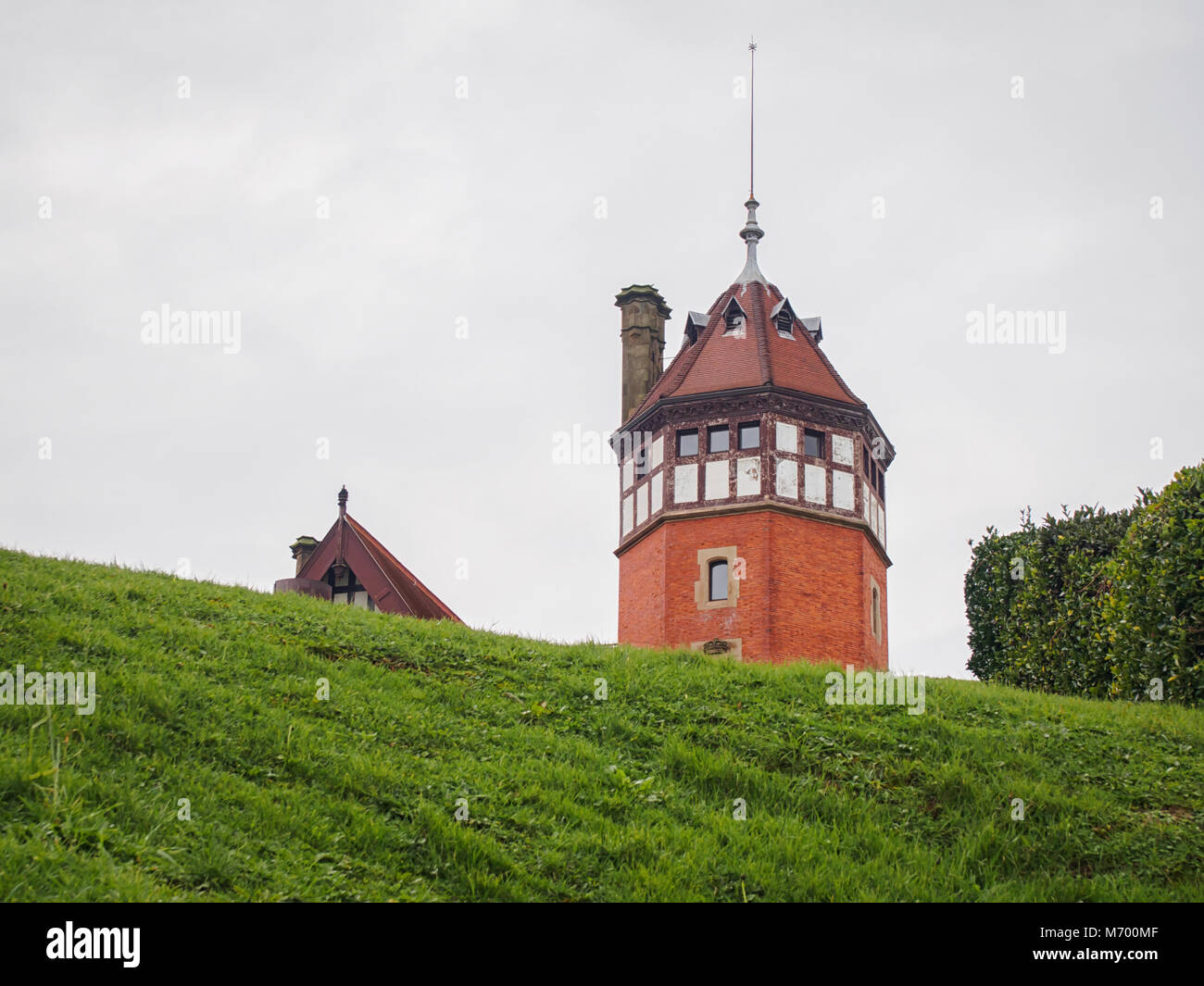 Torre di Miramar Palace a San Sebastian, Paesi Baschi Foto Stock