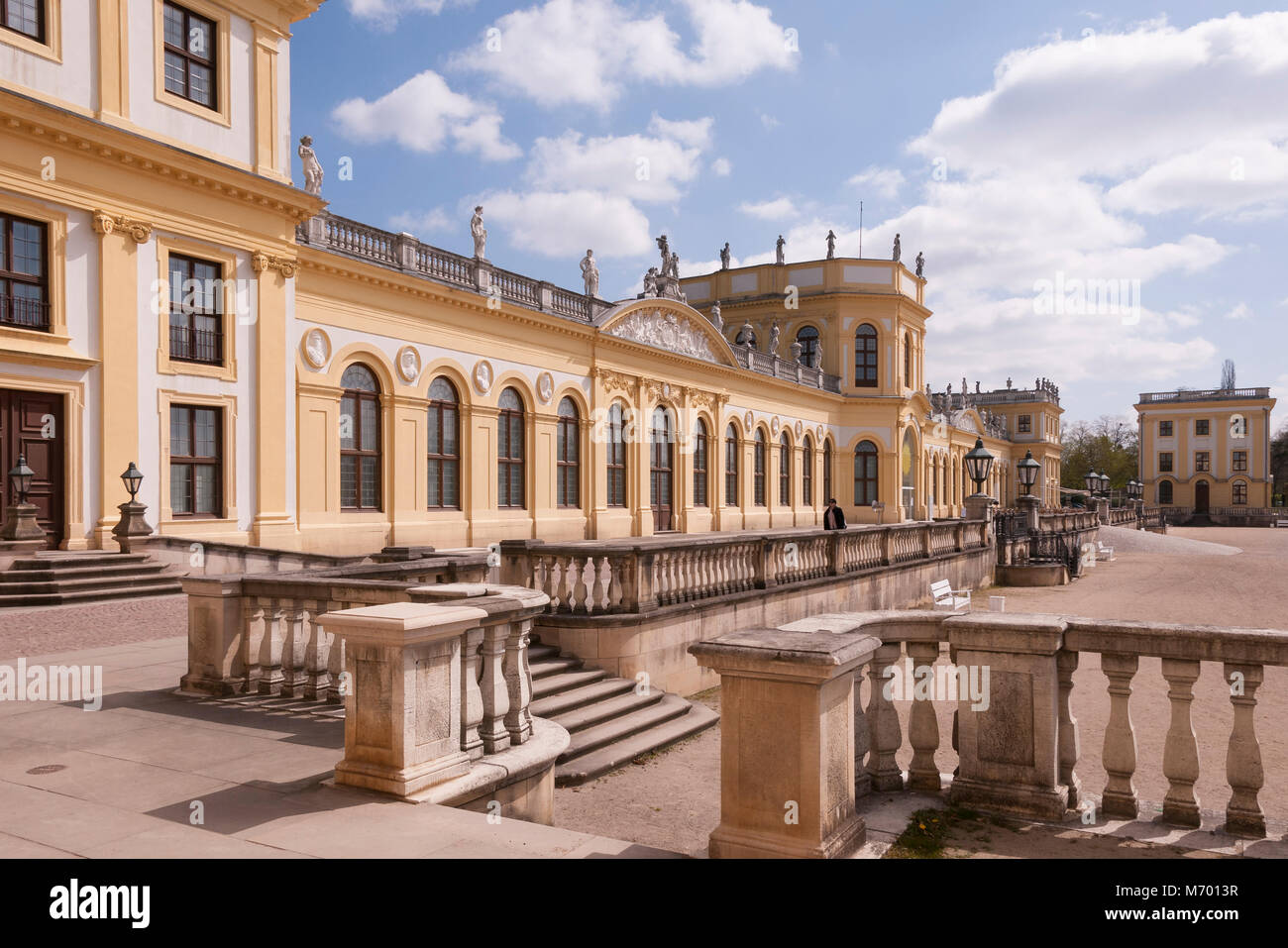 Kassel, Staatspark Karlsaue, Orangerie, Assia, Deutschland, Europa Foto Stock