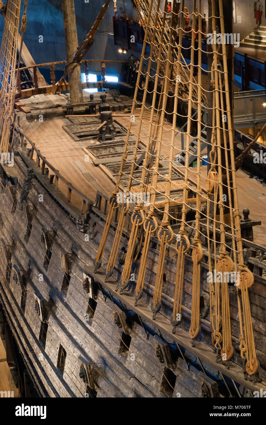 Nave da guerra Vasa nel Museo Vasa (Vasamuseet), Djurgården, Stoccolma,  Svezia Foto stock - Alamy