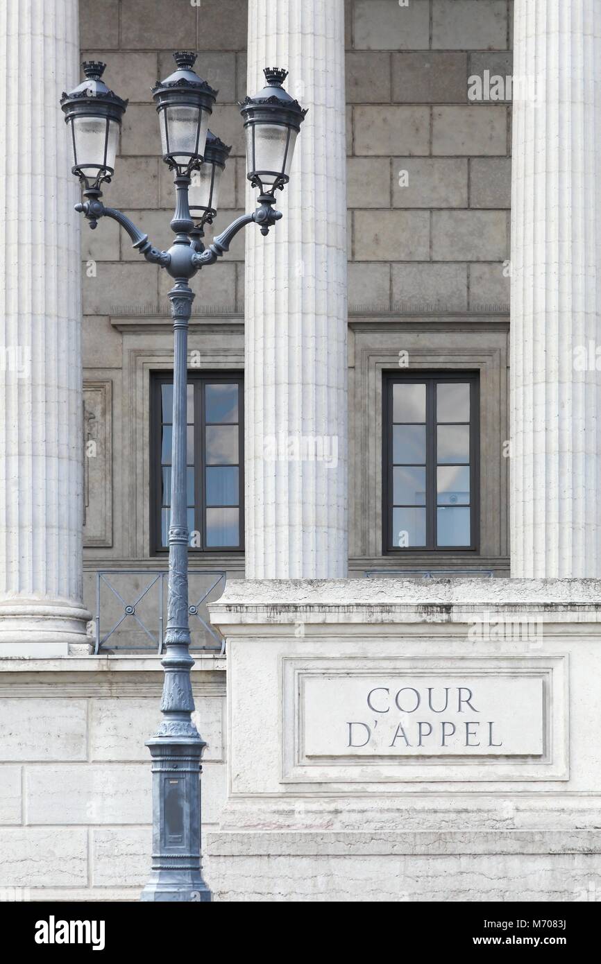 Corte di appello chiamato dalla cour d' appel in francese, Francia Foto Stock