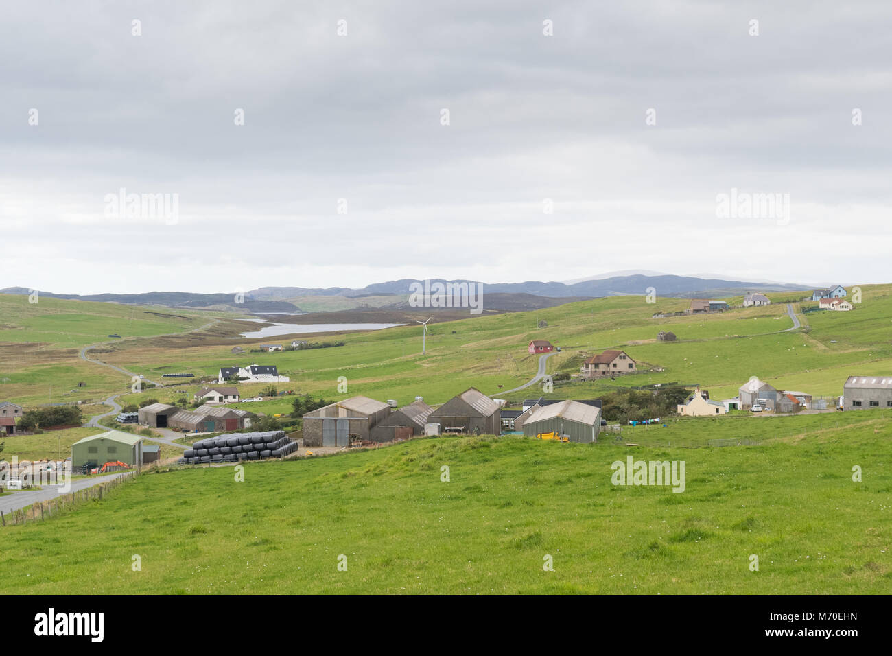 Twatt, Shetland, Scotland, Regno Unito Foto Stock