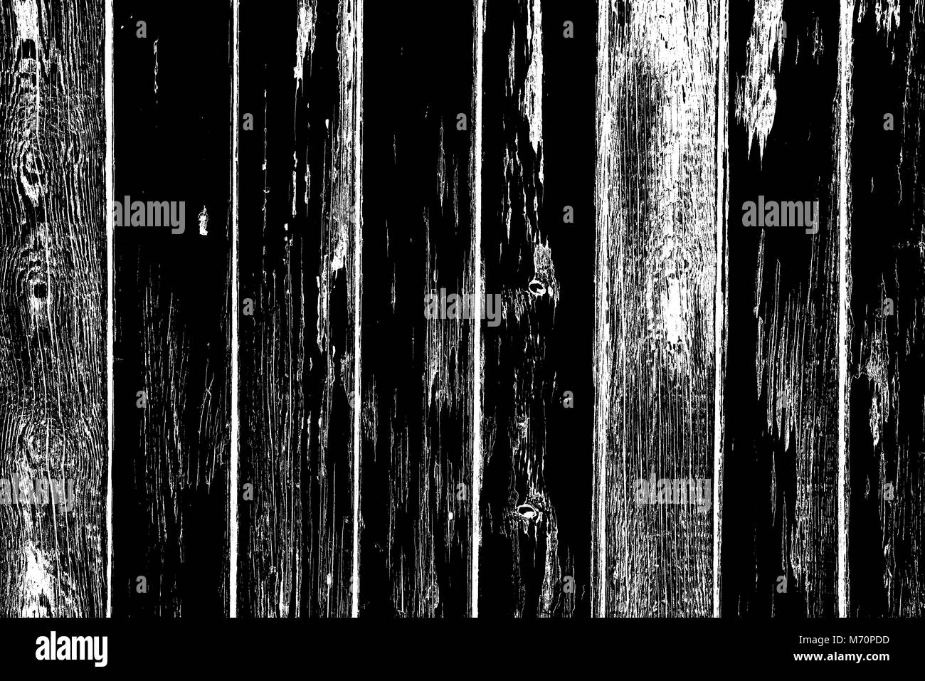 Abstract di nero e sfondo bianco in stile grunge, pavimento in legno, motivo per sovrapposizione su superfici, sfondo naturale con nulla, pavimento mockup Foto Stock