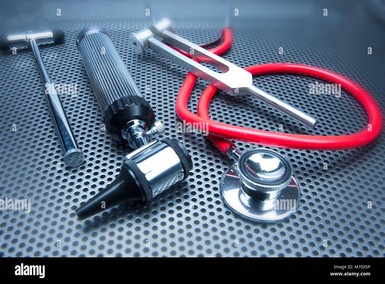 Montreal, Canada, 7 Marzo,2018. Esame medico strumenti.Credit:Mario Beauregard/Alamy Live News Foto Stock