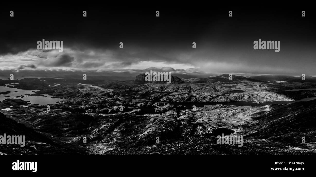 Ci è qualcosa circa la Suilven Foto Stock