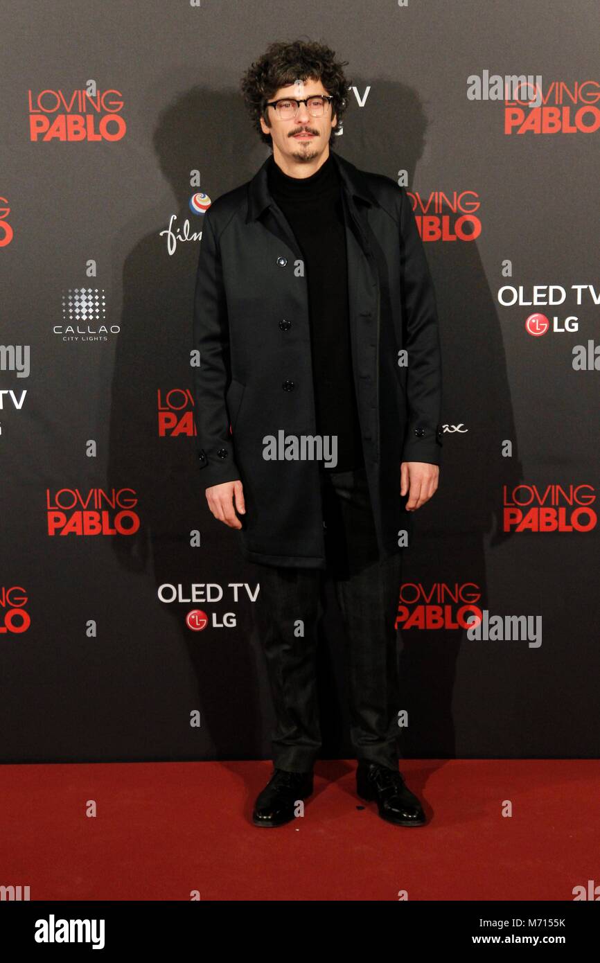 Premier de la pelicula 'amante Pablo', protagonizada por Penelope Cruz y Javier Bardem y dirigida por Fernando Leon de Aranoa. (Foto: Jose Cuesta/261/Cordon Premere). Antonio Pagudo. Cordon premere Foto Stock