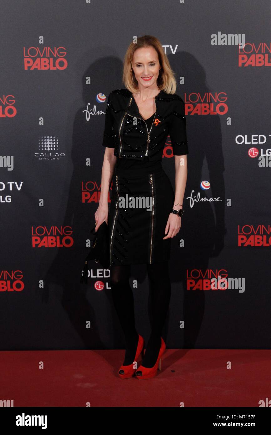 Premier de la pelicula 'amante Pablo', protagonizada por Penelope Cruz y Javier Bardem y dirigida por Fernando Leon de Aranoa. (Foto: Jose Cuesta/261/Cordon Premere). Sandra Ibarra. Cordon premere Foto Stock