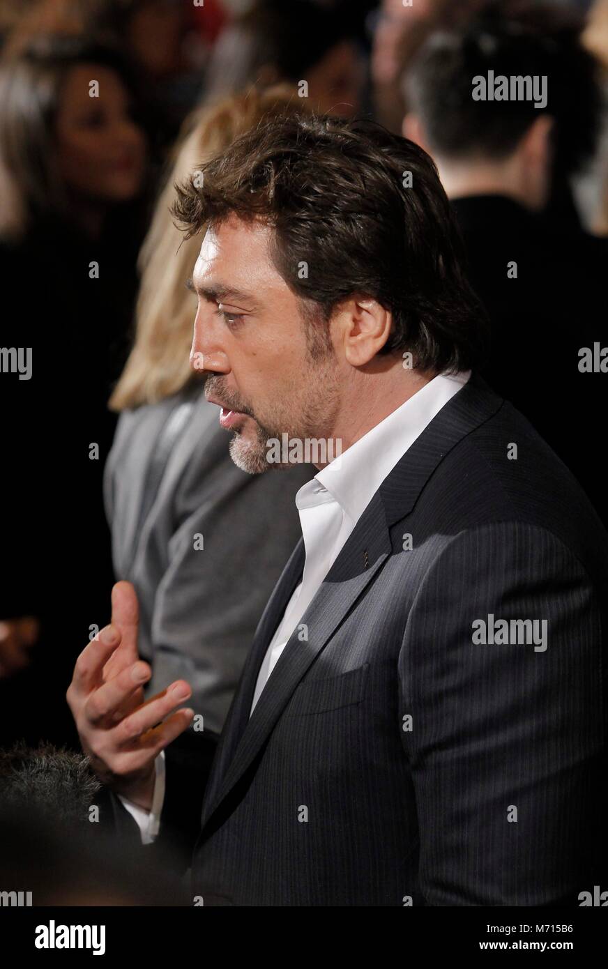 Premier de la pelicula 'amante Pablo', protagonizada por Penelope Cruz y Javier Bardem y dirigida por Fernando Leon de Aranoa. (Foto: Jose Cuesta/261/Cordon Premere). Javier Bardem. Cordon premere Foto Stock