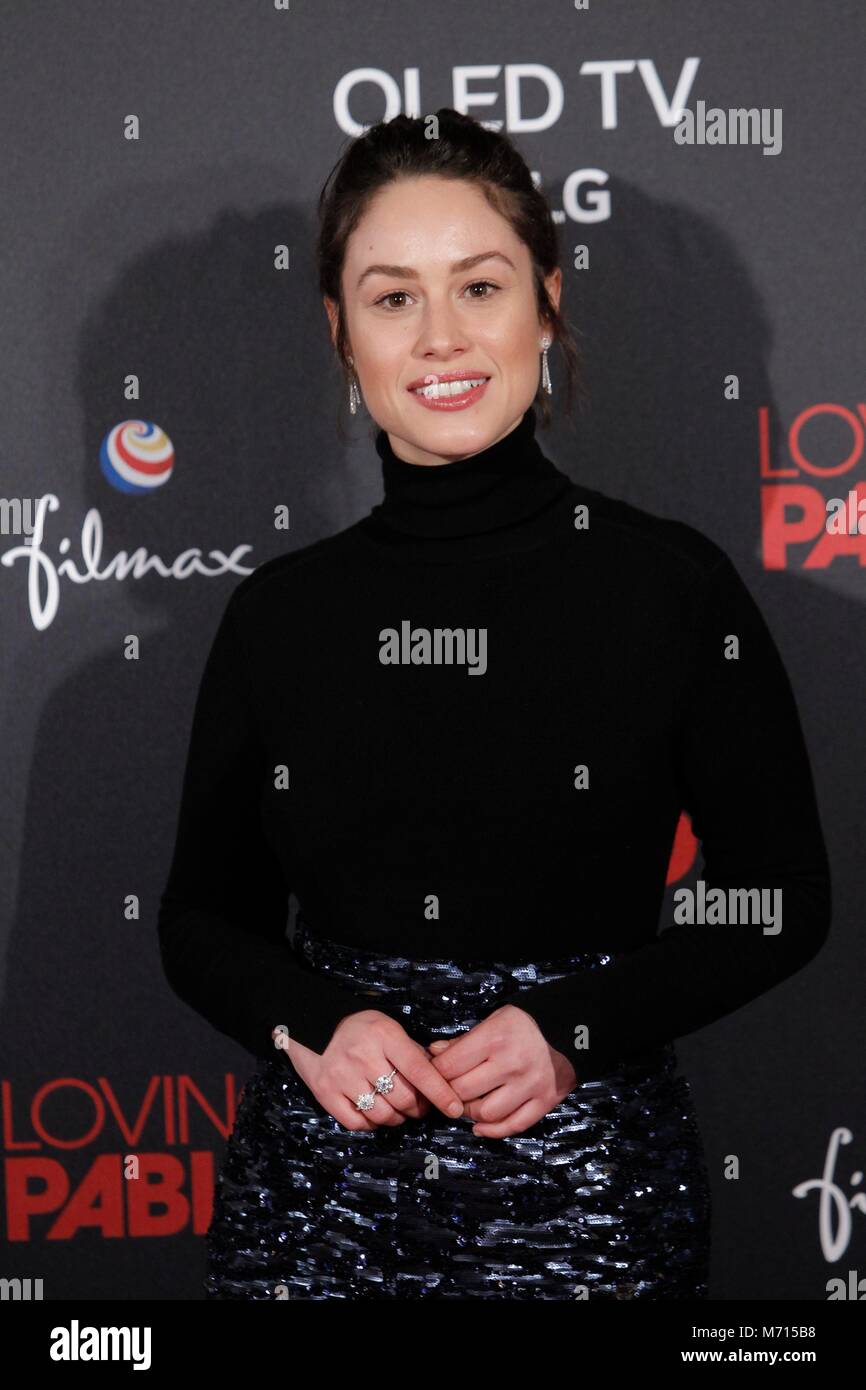 Premier de la pelicula 'amante Pablo', protagonizada por Penelope Cruz y Javier Bardem y dirigida por Fernando Leon de Aranoa. (Foto: Jose Cuesta/261/Cordon Premere). Aida Folch. Cordon premere Foto Stock