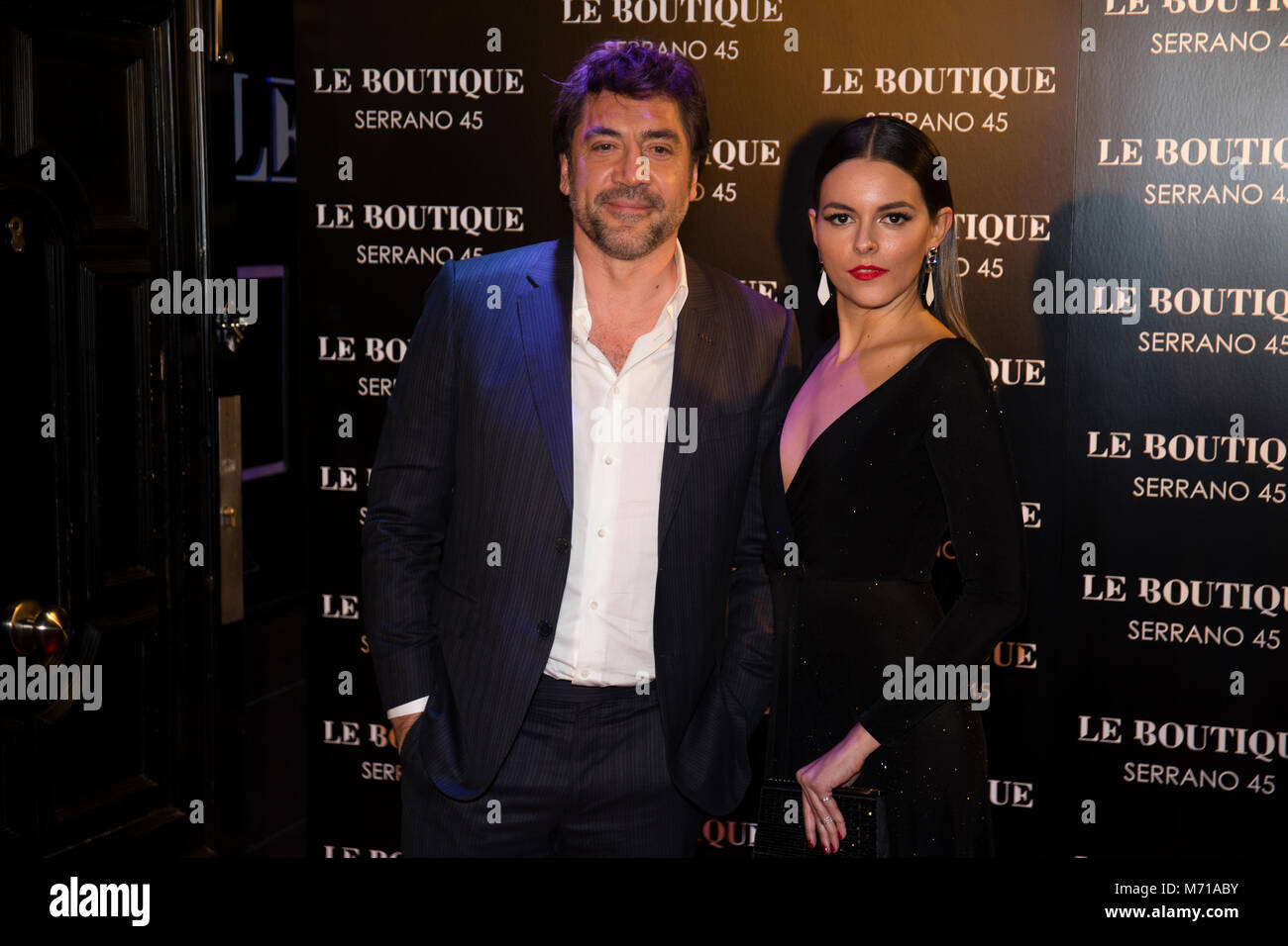 Madrid, Spagna. Il 7 marzo 2018. Gli attori Javier Bardem e Julieth Restrepo durante 'amante Pablo' premiere party in Madrid, mercoledì 7 marzo 2018 Credit: Gtres Información más Comuniación on line, S.L./Alamy Live News Foto Stock Madrid, Spagna. Il 7 marzo 2018. Gli attori Javier Bardem e Julieth Restrepo durante 'amante Pablo' premiere party in Madrid, mercoledì 7 marzo 2018 Credit: Gtres Información más Comuniación on line, S.L./Alamy Live News Foto Stock