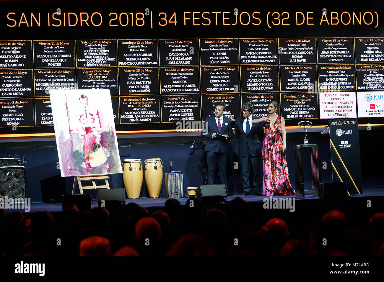 Durante il gala di presentazione dei cartelli della Feria de San Isidro 2018' in Madrid 07/03/2018 Credit: Gtres Información más Comuniación on line, S.L./Alamy Live News Foto Stock Durante il gala di presentazione dei cartelli della Feria de San Isidro 2018' in Madrid 07/03/2018 Credit: Gtres Información más Comuniación on line, S.L./Alamy Live News Foto Stock