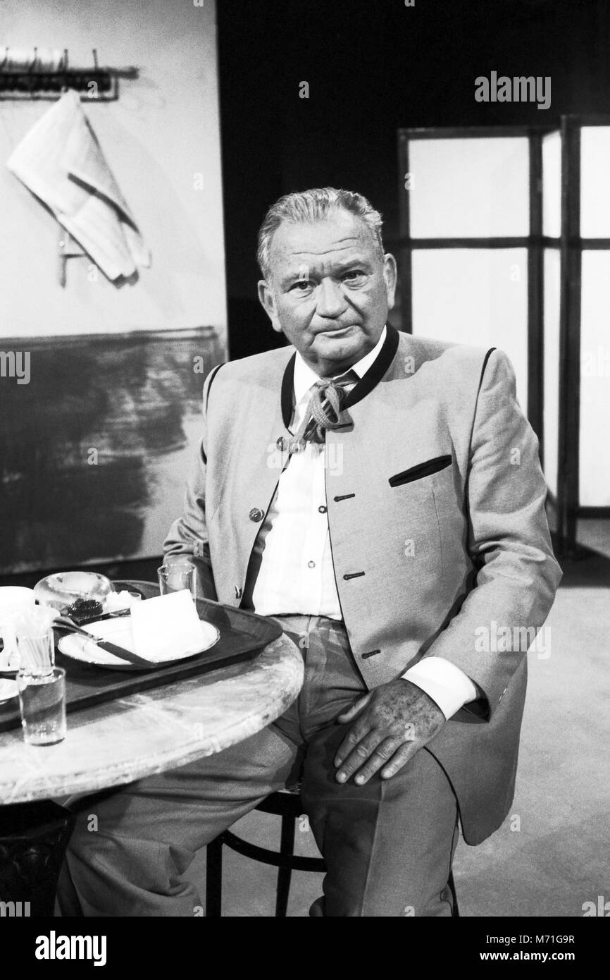 Lach Mal wieder, Comedyserie, Deutschland 1984, Darsteller: Fritz Muliar Foto Stock