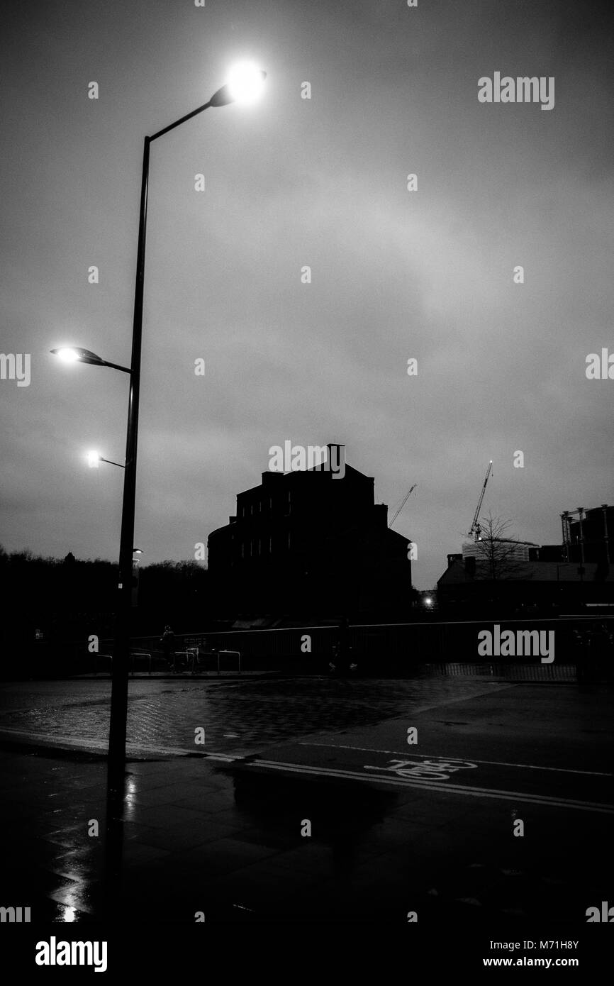 Scene di strada intorno a Londra di Kings Cross Station Foto Stock