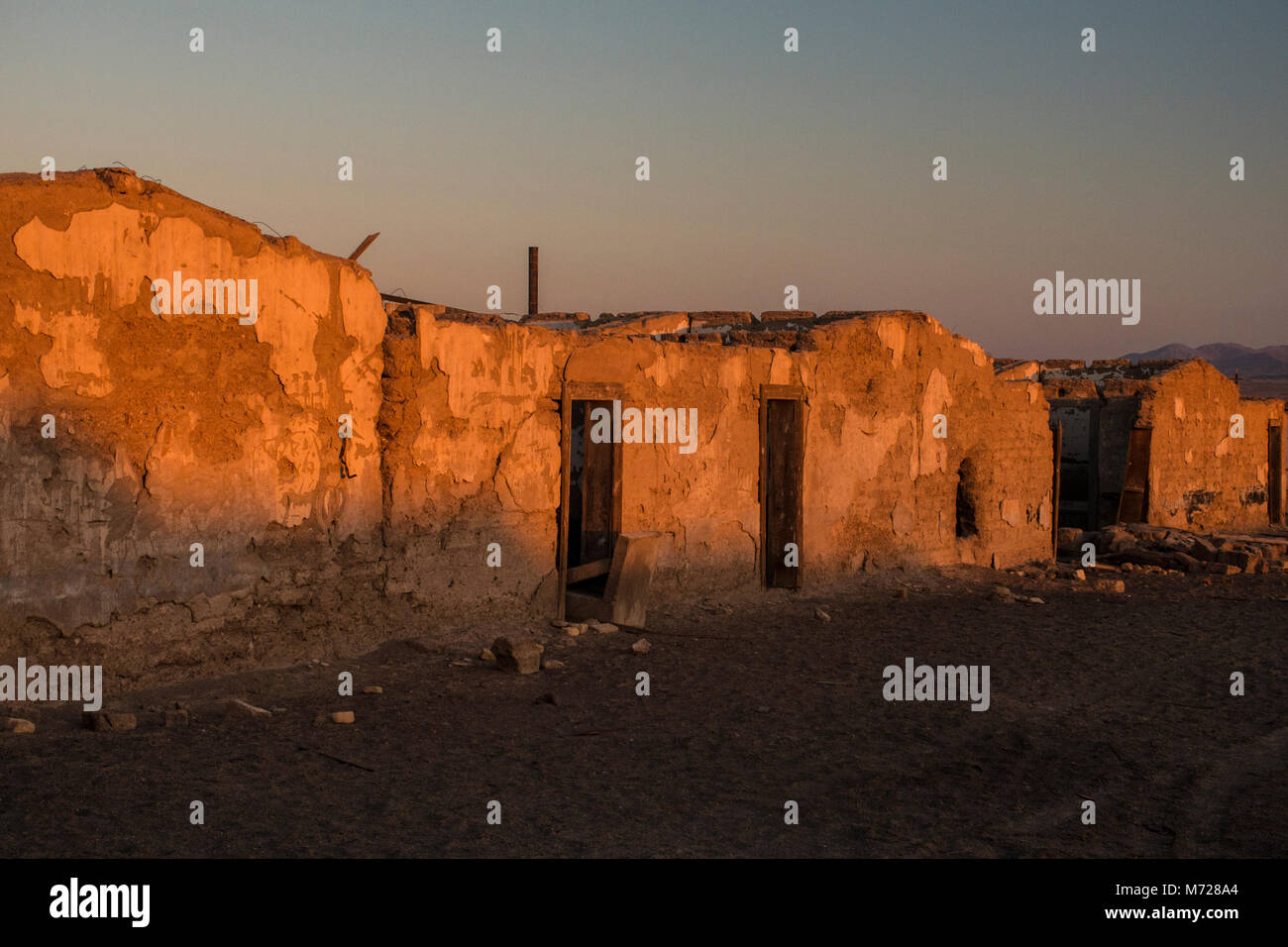 Ex nitrato Chacabuco ufficio nel nord del Cile Foto Stock