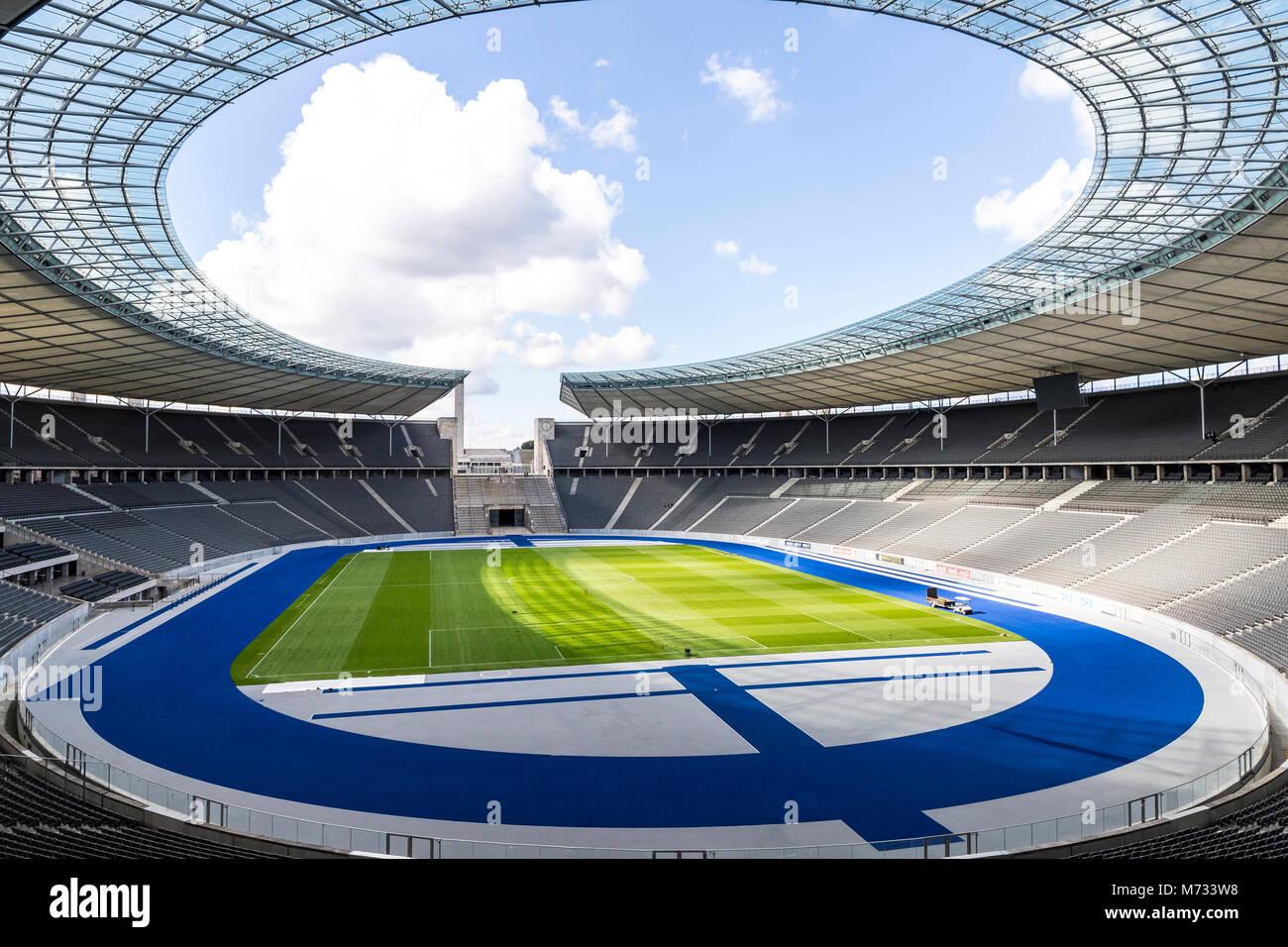 Vista panoramica di Olympiastadion (Stadio Olimpico di Berlino Foto stock -  Alamy