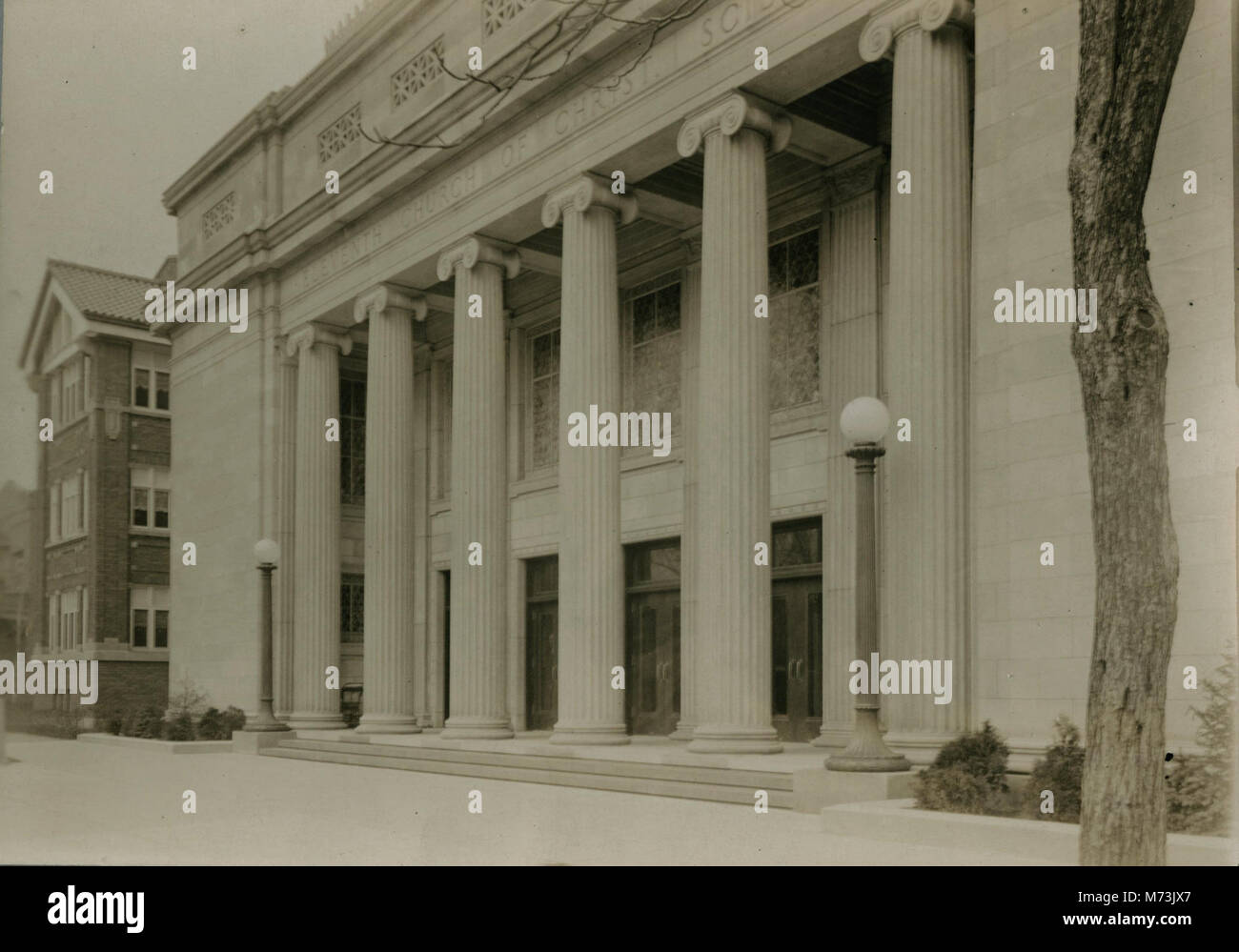 L'undicesima Chiesa di Cristo, scienziato a Chicago, costruita nel 1913, è un notevole esempio di architettura dei primi anni del XX secolo. È stato progettato per incarnare i principi della scienza cristiana attraverso la sua struttura e il suo design. Foto Stock